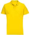 04502 Pulse SOL'S Unisex Pulse Twin Piqué Polo Shirt Gold colour image